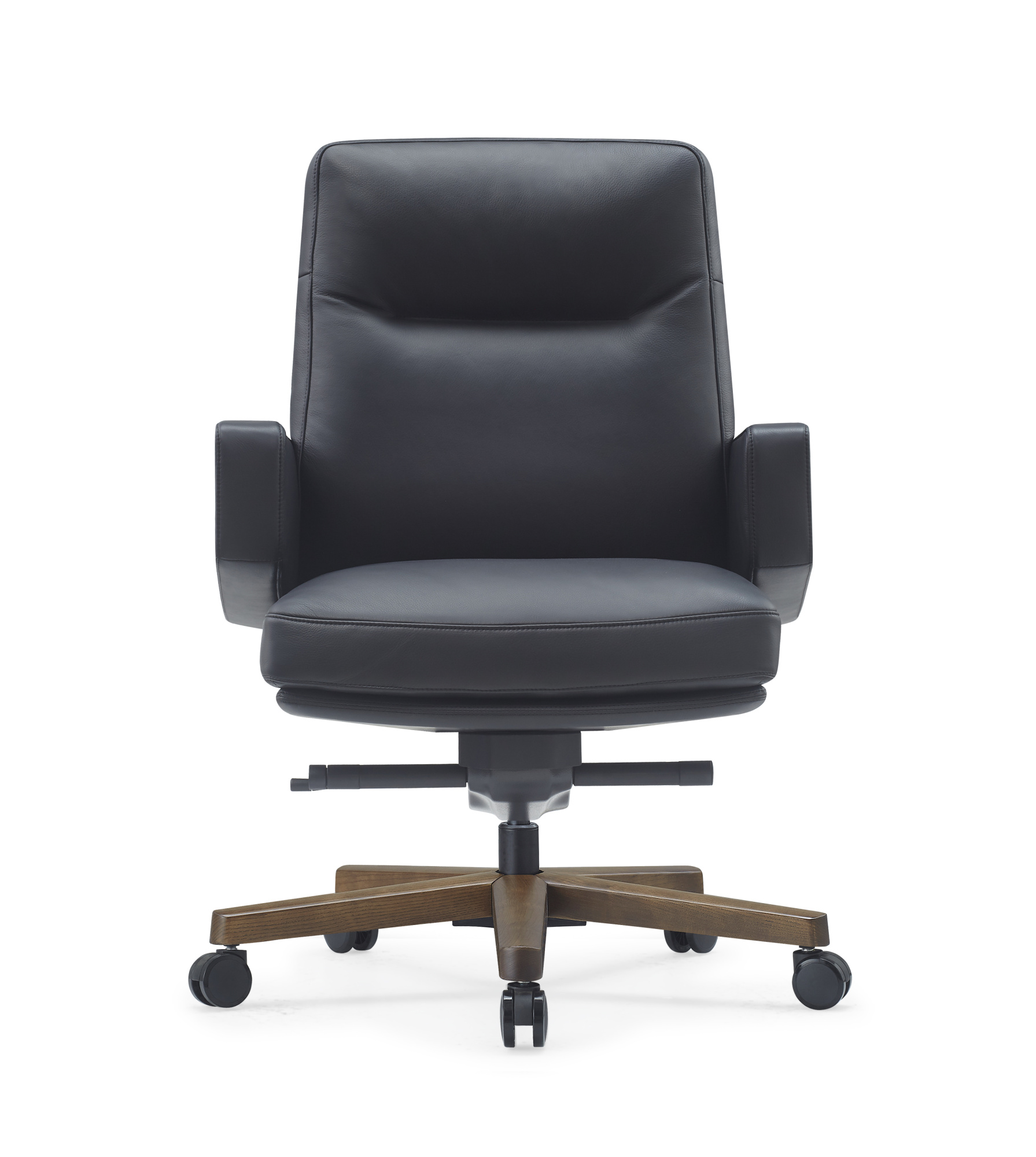 Изображение кресло rv design rafael-m (b2119) кожа черная